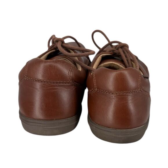 Lems Nine2Five Leather Shoes Zero Drop Minimalist Brown Oxford Size 10.5 Mens - Picture 9 of 12